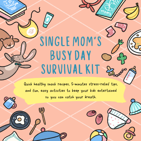 single mom busy day survival kit page